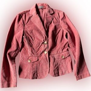 Ann Taylor pink corduroy blazer, Size 4